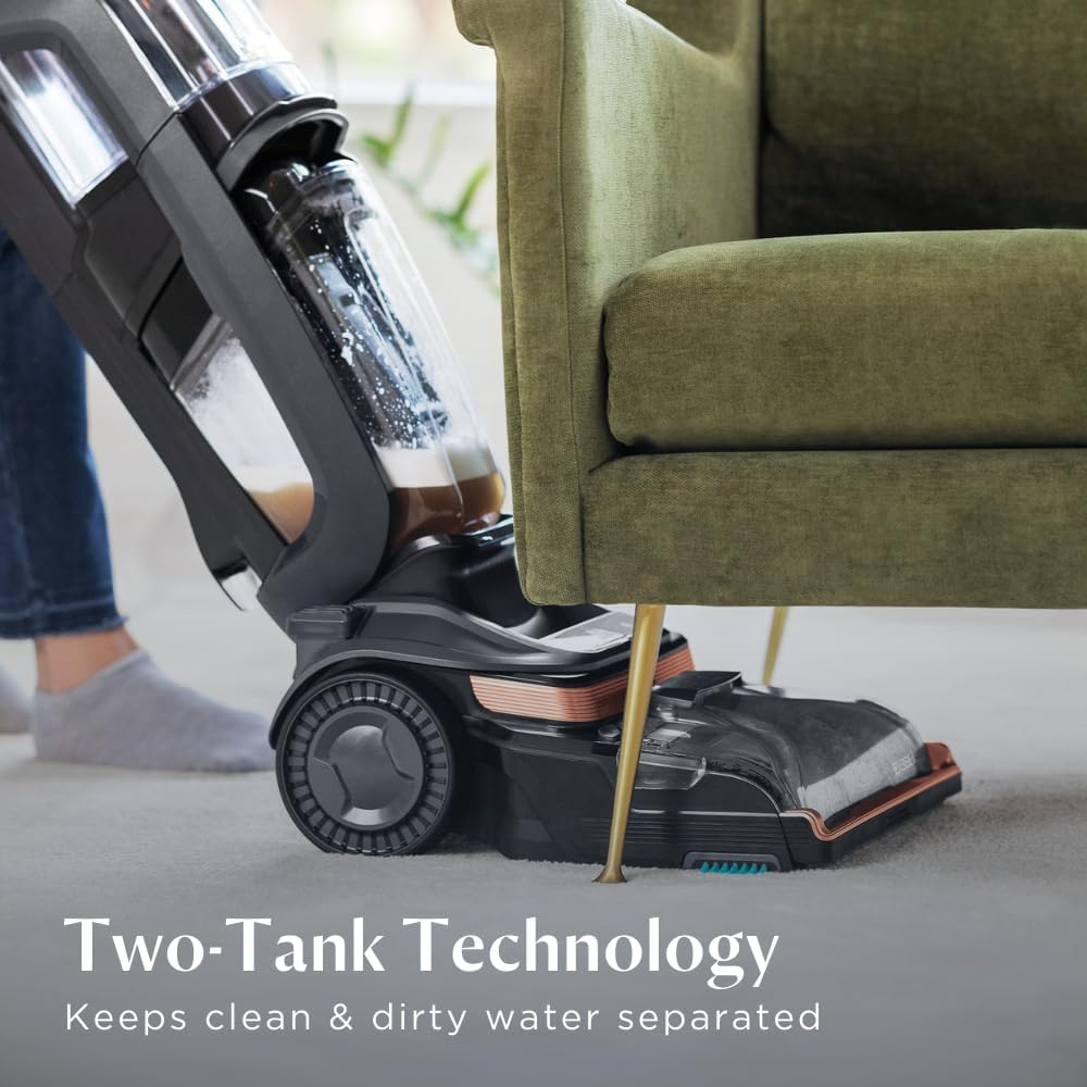 Bissell Revolution HydroSteam Carpet Deep Cleaner 3672E – The Only Carpet Cleaner with the Powerful Steam Cleaning technology for Carpets & Upholstery, Large Tank