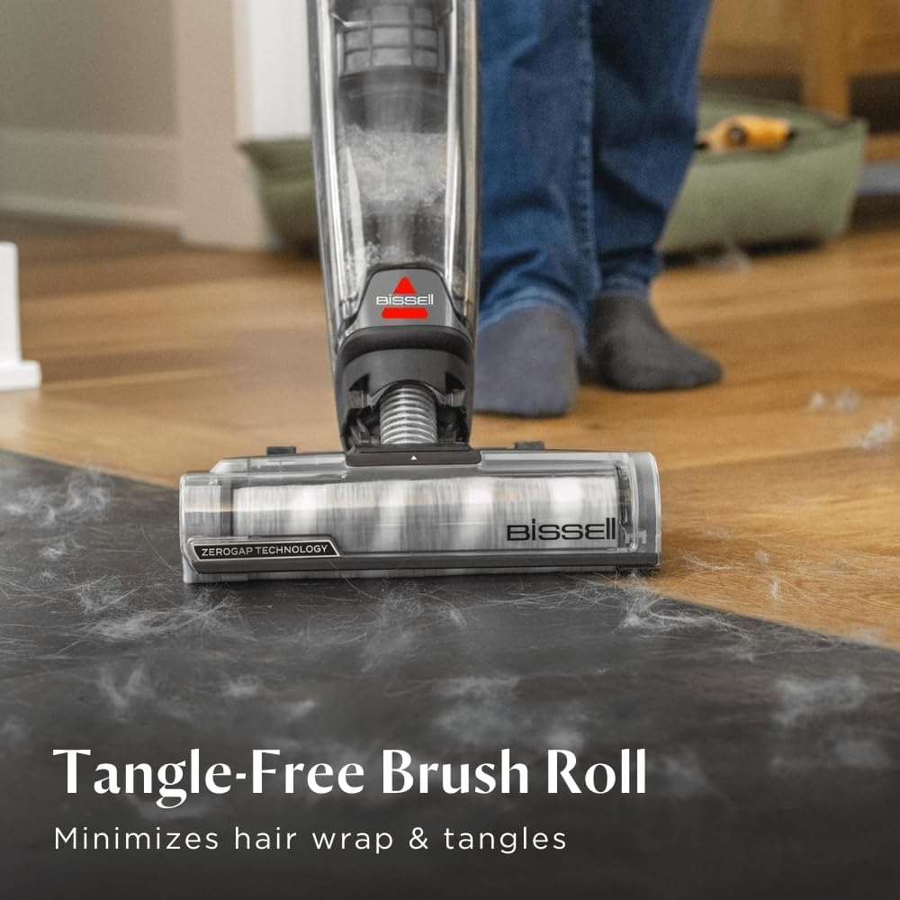 BISSELL 4000E Omniforce Edge Cordless Wet & Dry Vacuum Cleaner- Powerful Suction & Mop For Hard Floors And Rugs