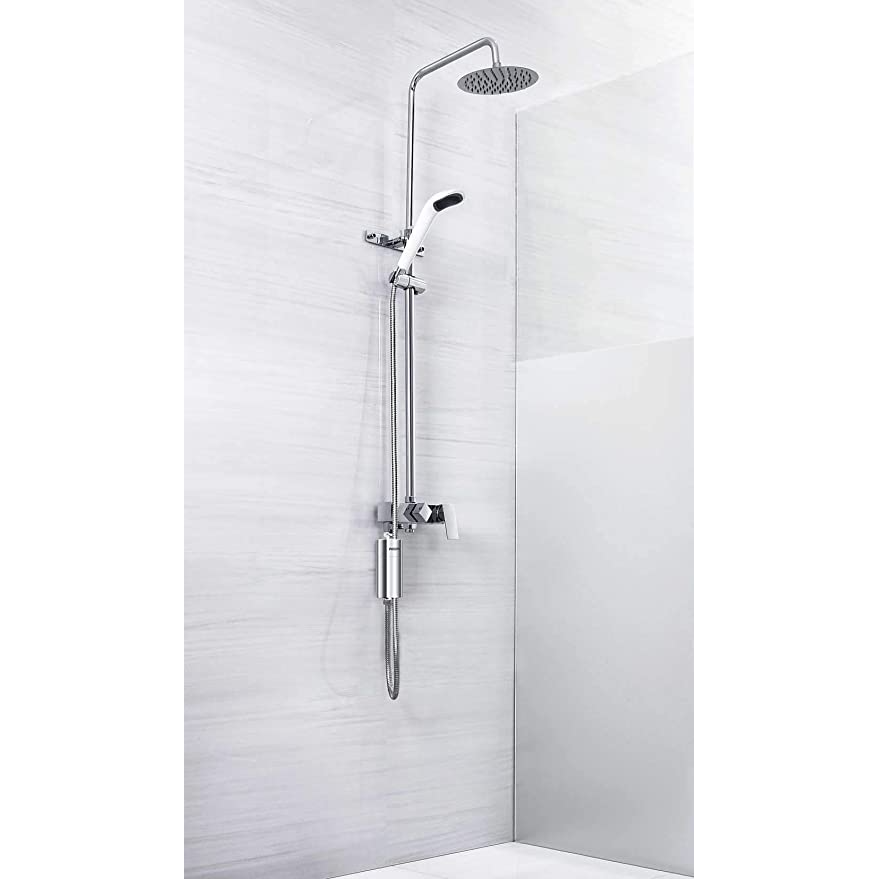 Philips AWP1775WH - In-Line Shower Filter - Reduces Chlorine by up to 99 Percent I Easy to Instal I Fits all UK and Eire Shower hoses and taps I White