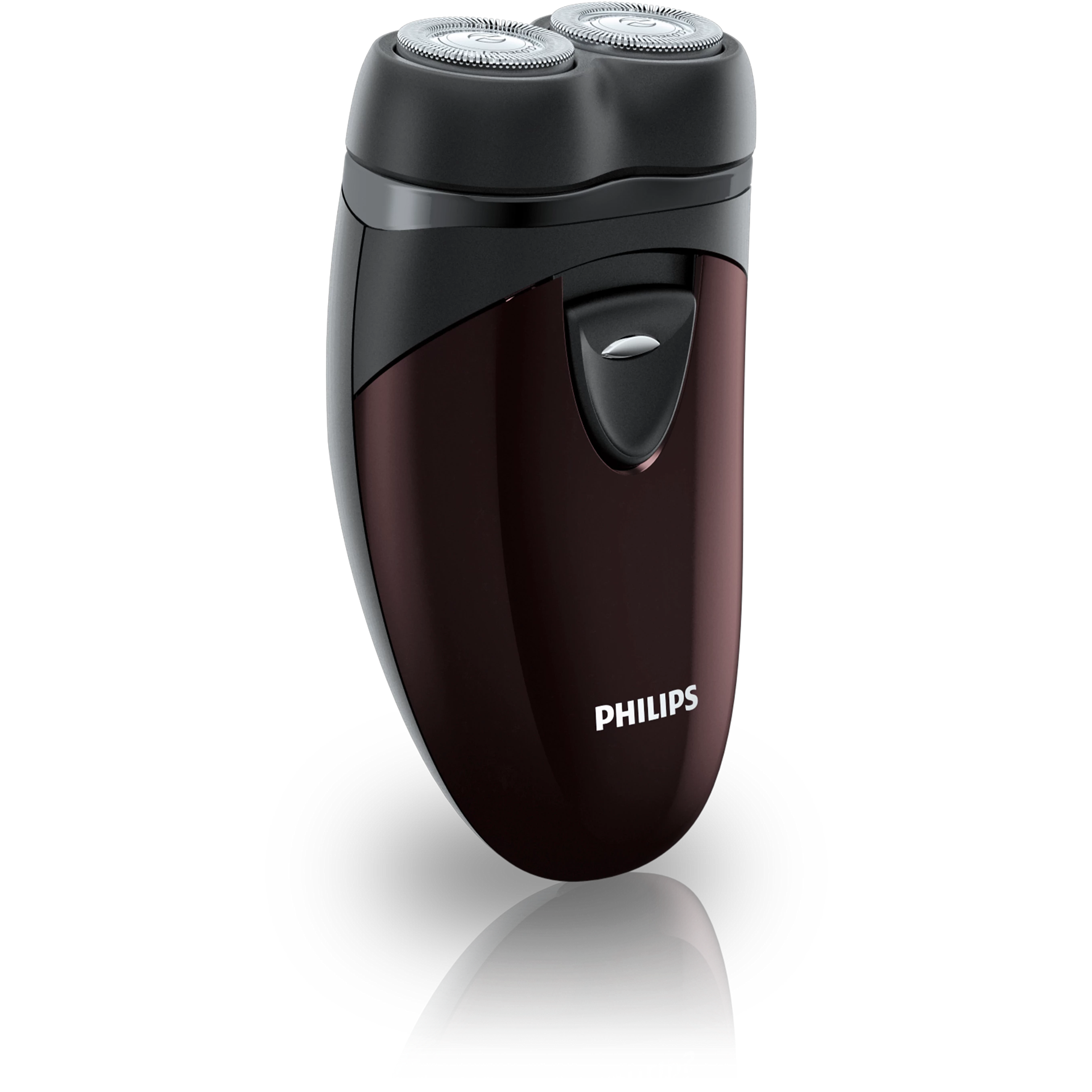 Philips PQ206/18 Electric Travel shaver, Battery powered, Convenient to carry, Cordless 2AA battery, razor sharp blades, 2 Year Warranty.