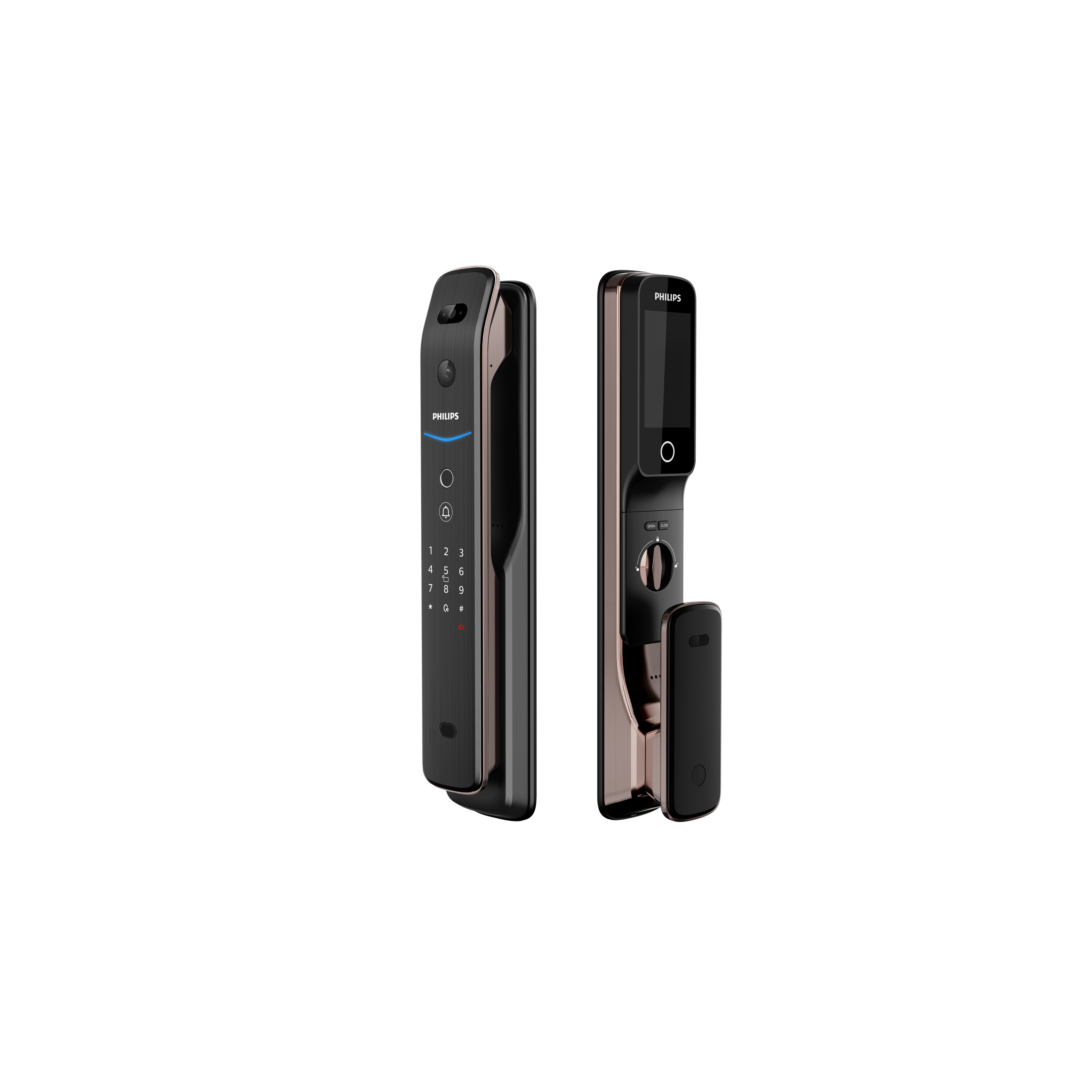 Philips 7000 series Facial recognition smart door lock - DDL709-FVP-7HWS Mohammed Fakhroo& Bros.