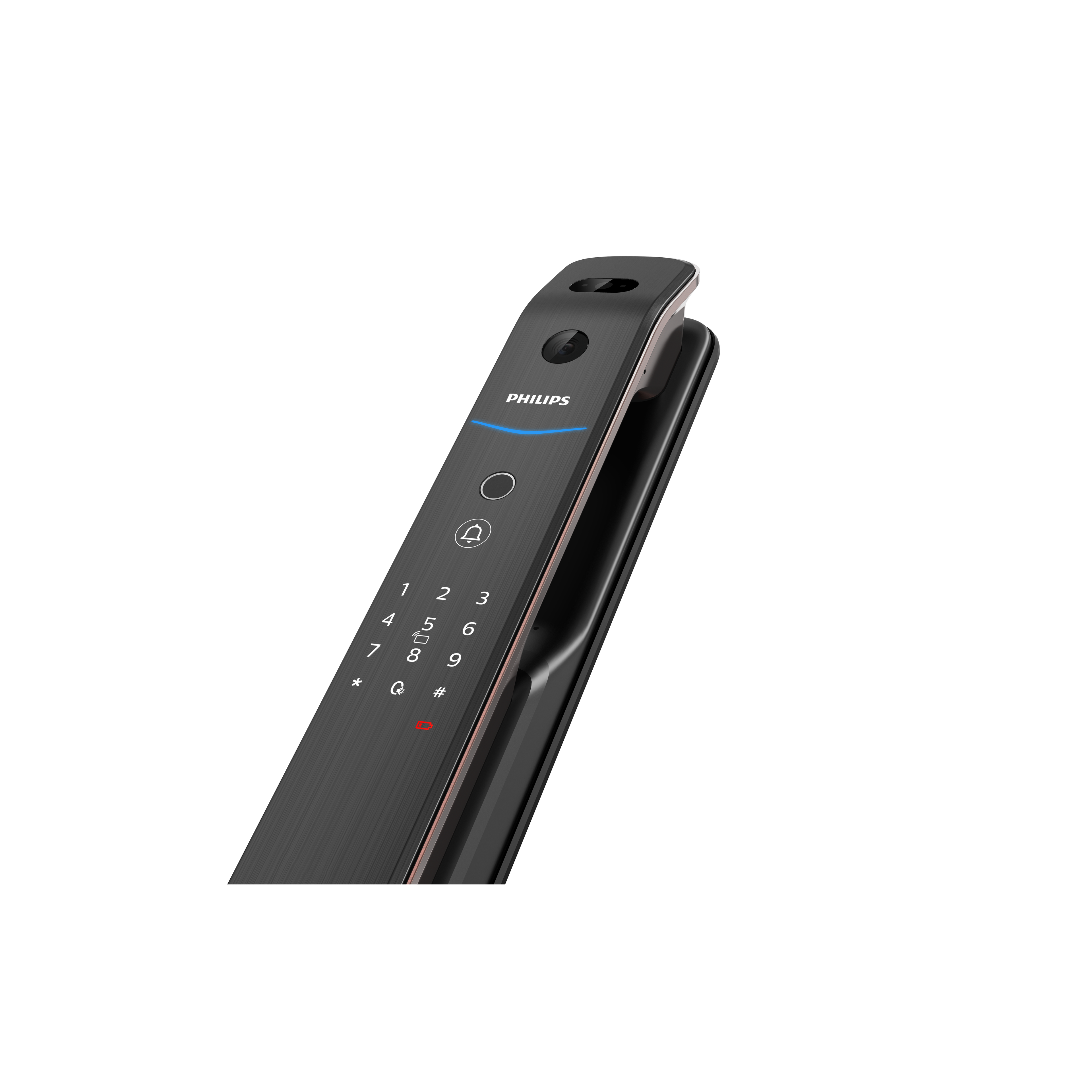 Philips 7000 series Facial recognition smart door lock - DDL709-FVP-7HWS Mohammed Fakhroo& Bros.