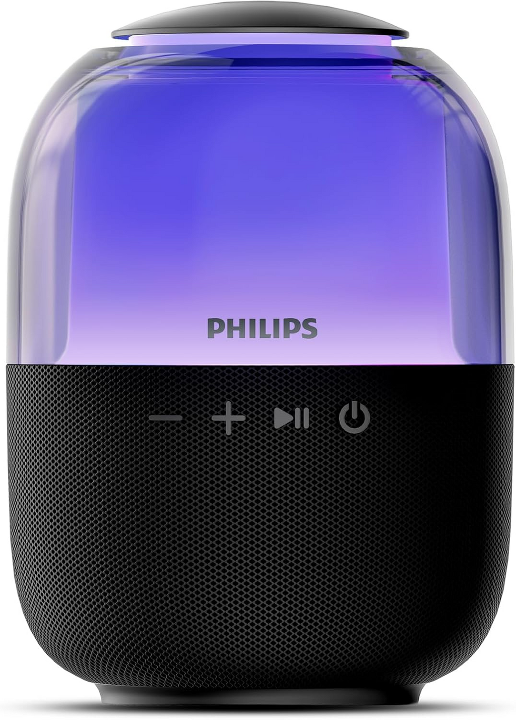 Philips TAS2108 Portable Bluetooth Speaker, 5W RMS, 7H Playtime, TWS Stereo Pairing, LED Light Effects, USB-C Charging – Punchy bass, Compact Wireless Speaker for Home, Outdoor, Travel