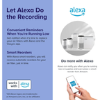 أجهزة تنقية الهواء الذكية من LEVOIT للمنازل والمساحات الكبيرة، تغطي مساحة تصل إلى 1588 قدمًا مربعًا، مع تحكم بالتطبيق وشاشة عرض PM2.5، وفلتر H13 HEPA يزيل 99.97% من الجسيمات والحساسية والغبار والدخان، مع تحكم أليكسا، لون أبيض 