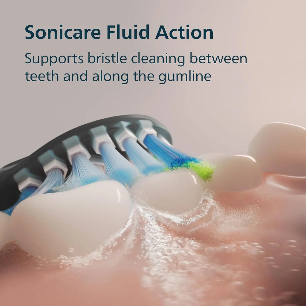 PHILIPS Sonicare DiamondClean 9000 Electric Toothbrush, 1 Brush Head, Aqua 1000% More Plaque Removal¹, Visual Pressure Sensor, 12 Brush Settings, App Connected, 14-Day Battery, Travel Case Mohammed Fakhroo& Bros.