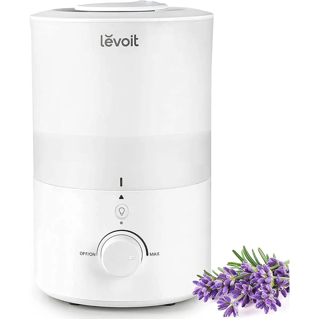 LEVOIT 3L Humidifiers for Bedroom Baby Room with Night Light, Cool Mist Humidifier for Home, Office & Plant, Auto-Off, Up to 25H for 27 ㎡, Quiet Operation with 360° Rotation Nozzle- 2 Filter Sponge devfakhroo