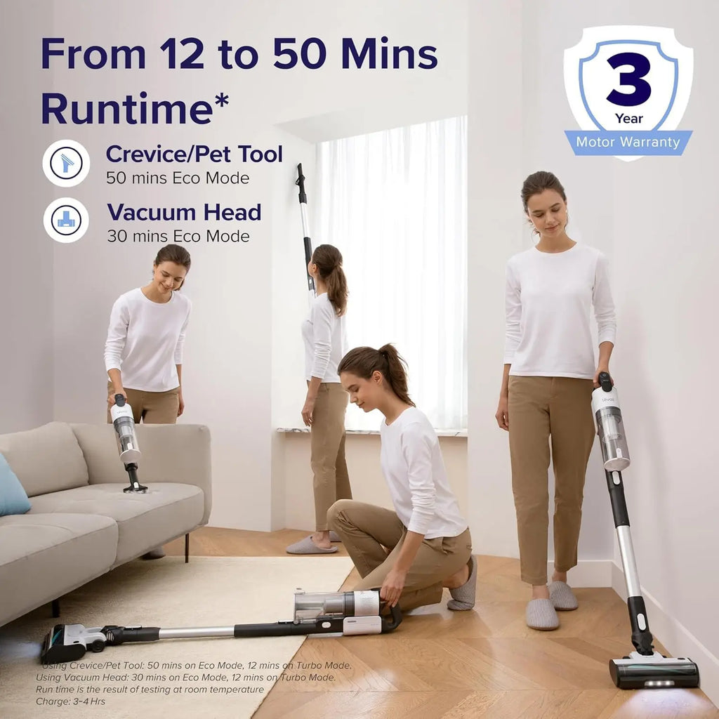 Levoit Vacuum Cleaner Cordless, Anti Hair Wrap Design, 2 in 1 Handheld Stick Lightweight Cleaner, Up to 50 Mins, Easy-Clean Dust Cup, for Hardwood Floor Car Pet Hair LSV-V201-WUK Mohammed Fakhroo& Bros.