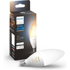 Philips Hue Smart 40W B39 Candle-Shaped LED Bulb - White Ambiance Warm-to-Cool White Light - 1 Pack - 450LM - E12 - Indoor - Control with Hue App - Works with Alexa, Google Assistant and Apple Homekit