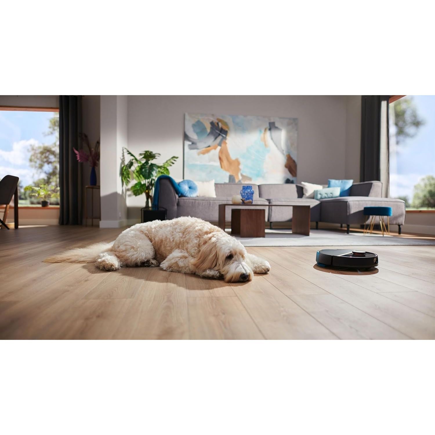 HomeRun 3000 Series Aqua Vacuum and Mop Robot XU3000/01