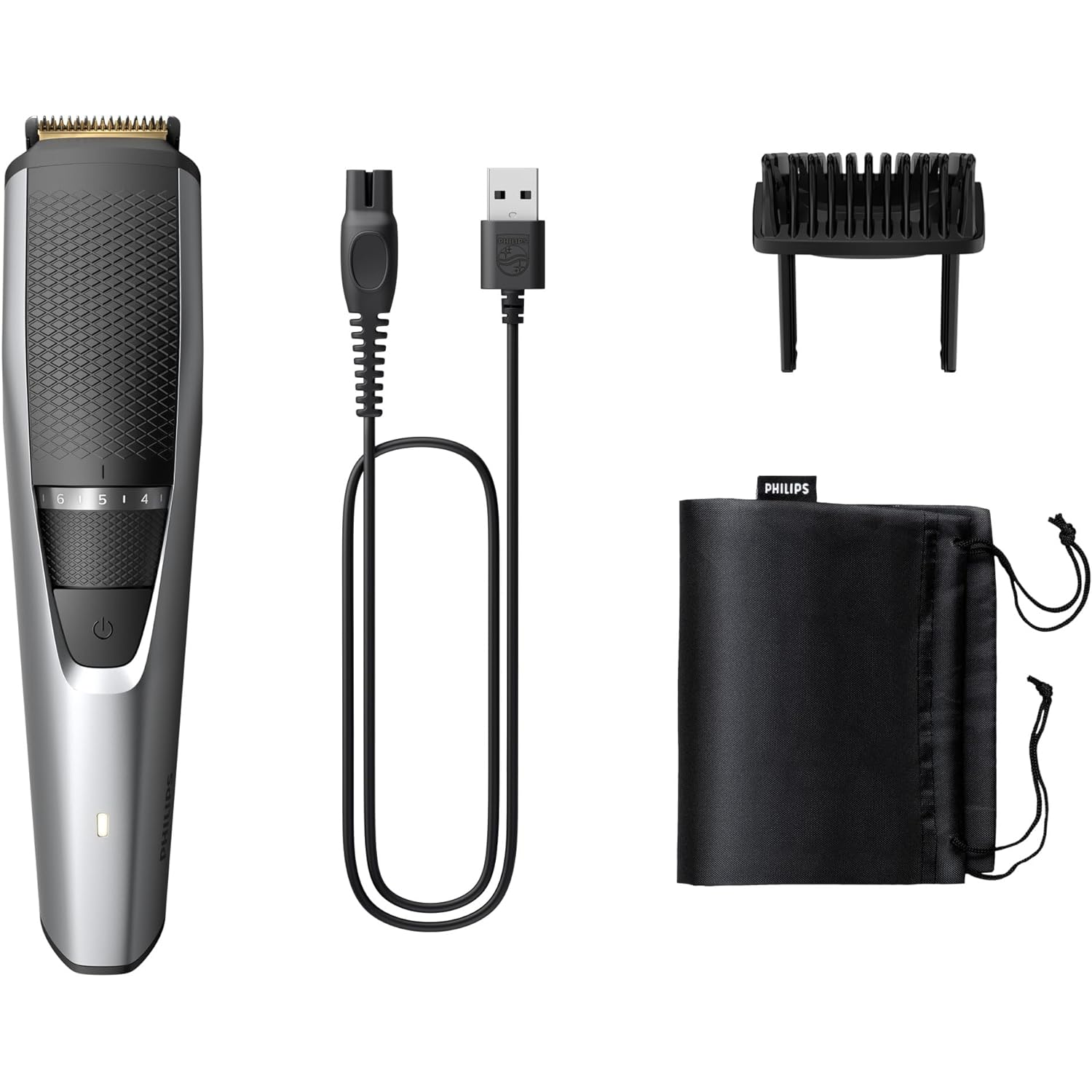 Philips Beard Trimmer 3000 Series with Hair Lift&Trim Comb, BT3232/15