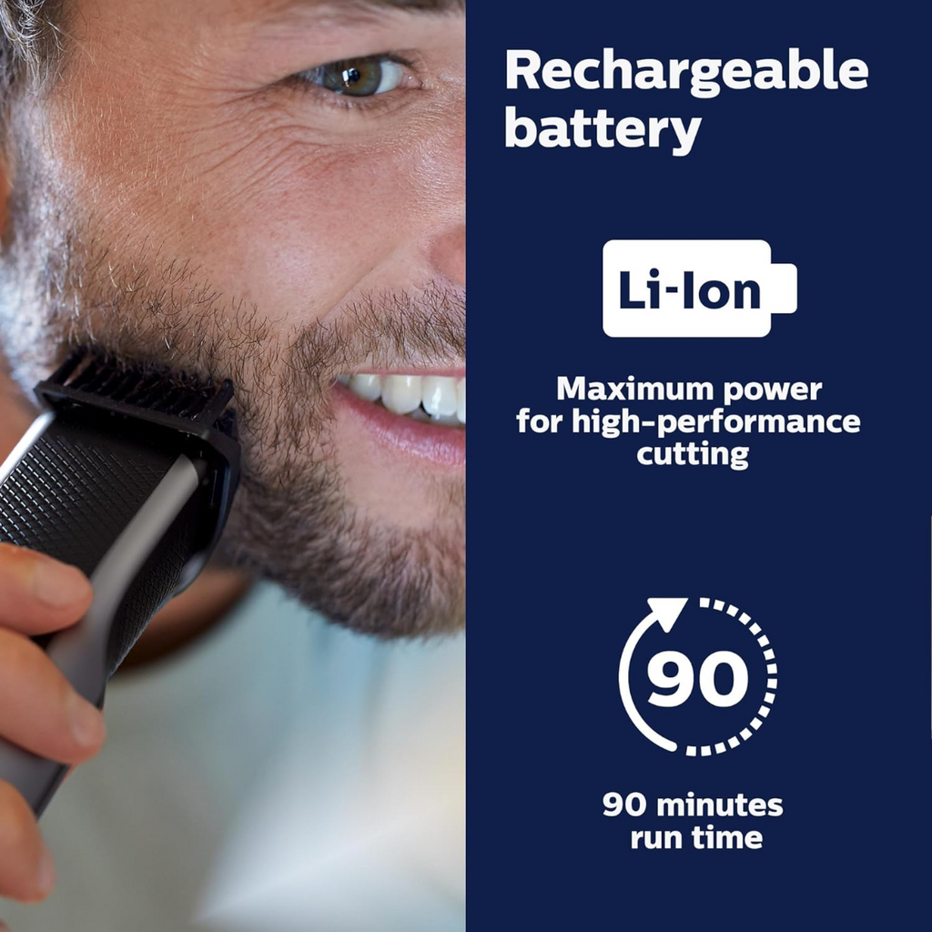 Philips Beard Trimmer 3000 Series with Hair Lift&Trim Comb, BT3232/15