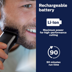 Philips Beard Trimmer 3000 Series with Hair Lift&Trim Comb, BT3232/15