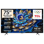 TCL  Premium QLED UHD 4K Television 144Hz, Dolby Vision Atmos Audio ONKYO 2.1 - P8L Mohammed Fakhroo& Bros.