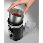 Hamilton Beach Custom Grind™ Coffee Grinder for beans/spices, 5 size settings-coarse to fine, capacity for 4 to 14 cups coffee, stainless steel bowl for easy pour and cleaning, 80393R-ME