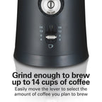 Hamilton Beach Custom Grind™ Coffee Grinder for beans/spices, 5 size settings-coarse to fine, capacity for 4 to 14 cups coffee, stainless steel bowl for easy pour and cleaning, 80393R-ME