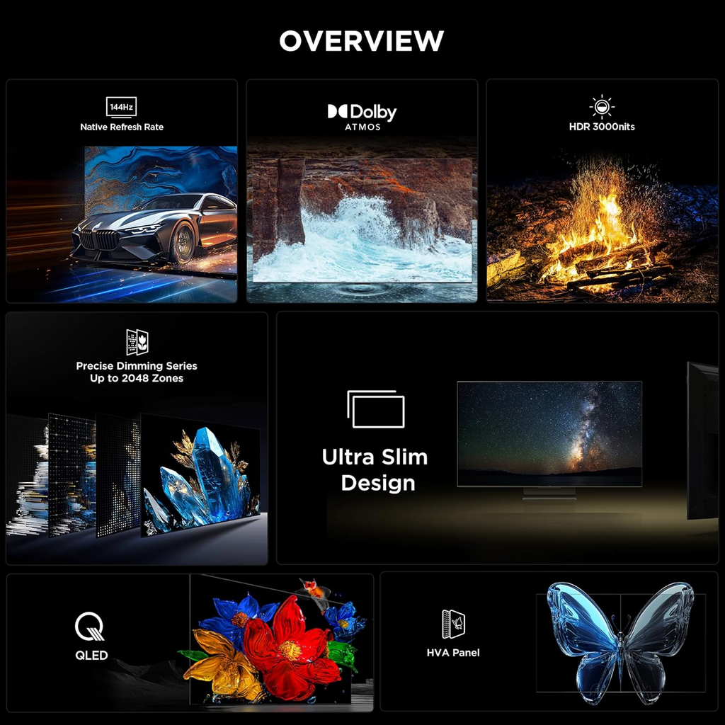 TCL C7K Premium QD-Mini LED Television 115 inch - 115C7K