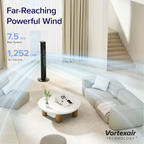 LEVOIT Tower Fan for Bedroom, 26ft/s Velocity 28dB Cooling Fan, Bladeless and 90° Oscillating Fan with 5 Speeds, 4 Modes, Standing Fan for Home, Black, Classic 42'