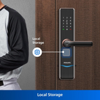 Philips EasyKey 7300-5HB Smart Door Lock - Smart Lock, Smart Door Lock , Fingerprint Lock, Smart Home, Home Improvement, Keyless Door Lock, Smart Home Gadgets, Safety Lock- Copper Mohammed Fakhroo& Bros.