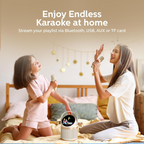 Philips Wireless Bluetooth Karaoke Speaker with 2 Microphones - TAS2509WT/00