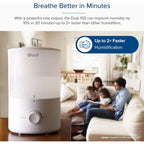 LEVOIT 3L Humidifiers for Bedroom Baby Room with Night Light, Cool Mist Humidifier for Home, Office & Plant, Auto-Off, Up to 25H for 27 ㎡, Quiet Operation with 360° Rotation Nozzle- 2 Filter Sponge devfakhroo