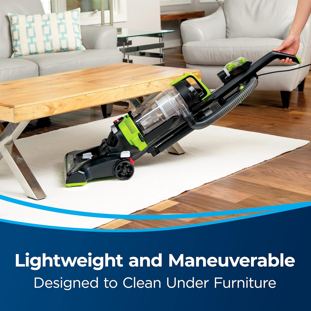 Bissell PowerForce Helix Turbo Rewind 2261E – Upright Vacuum Cleaner with Multi-Cyclonic Suction, Automatic Cord Rewind, Lightweight, Ideal for Dust, Hair & Deep Cleaning