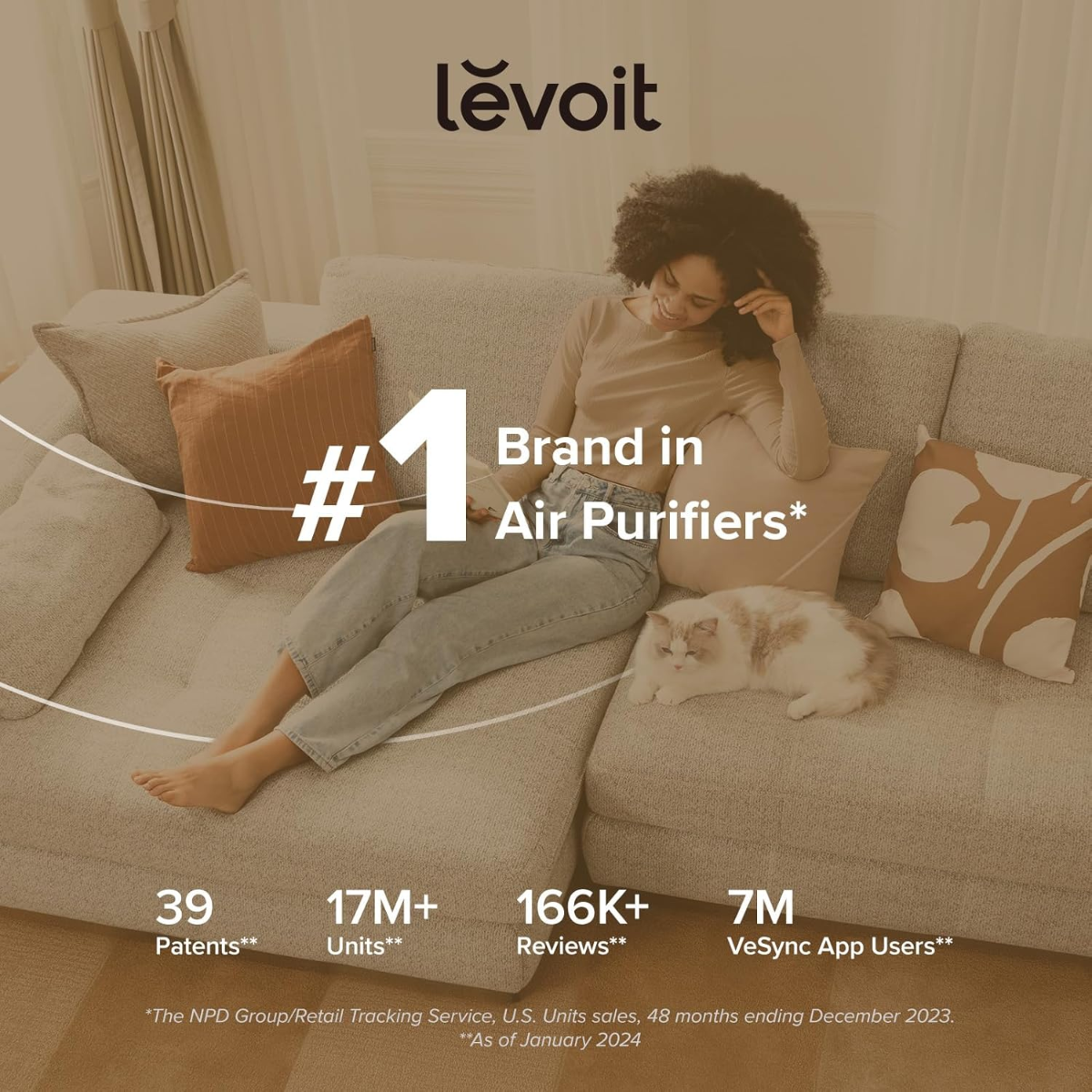 LEVOIT Air Purifier for Home Bedroom, Ultra Quiet HEPA Air Filter Cleaner with Fragrance Sponge & 3 Speed for Better Sleep, Allergies, Dust, Odour, Pet, Smoke, Office, Desktop, 100% Ozone Free