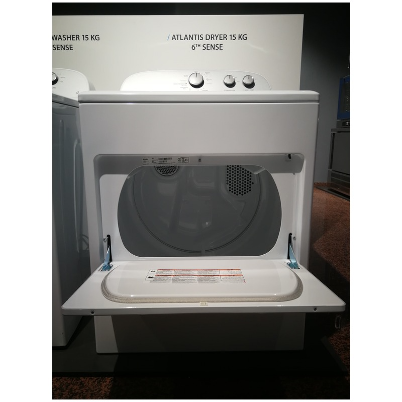 Whirlpool Air-Vented Tumble Dryer: Freestanding, 15kg - 3LWED4830FW