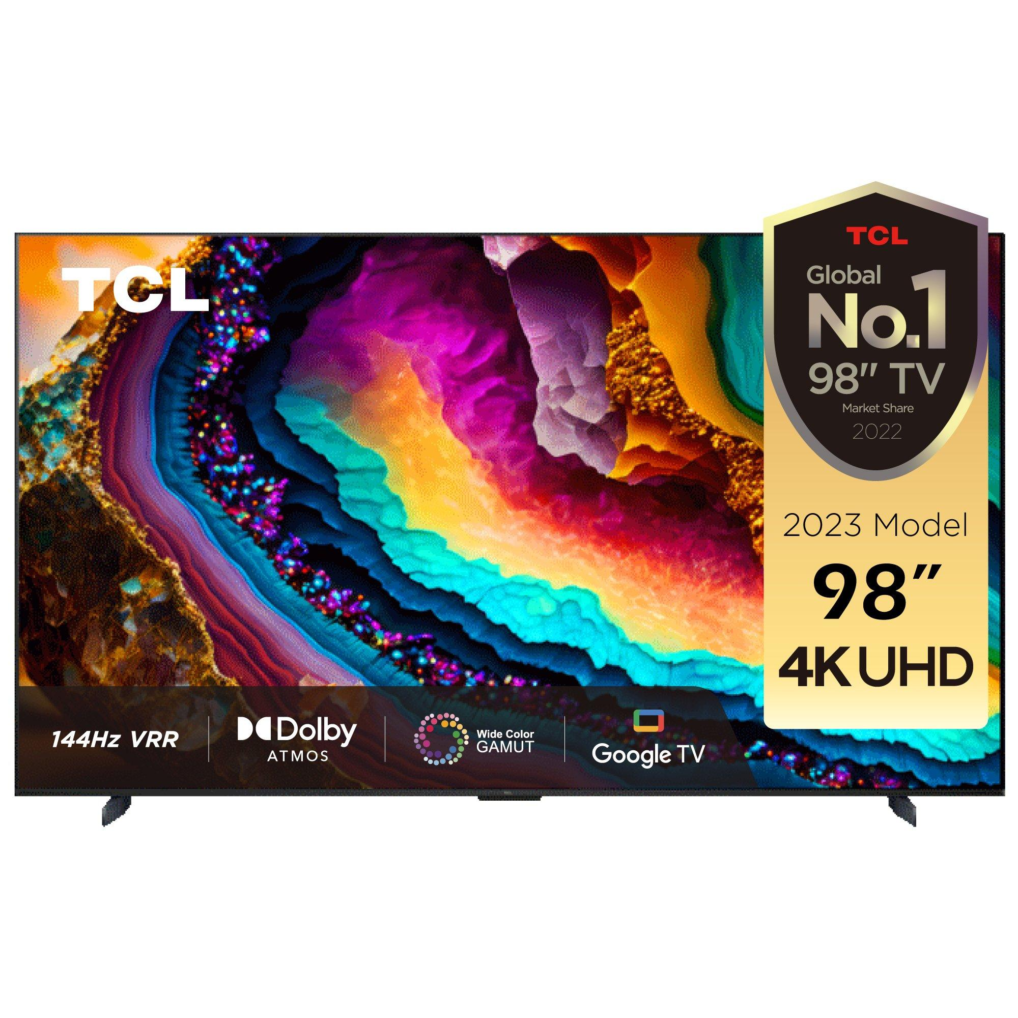 TCL 98 Inch 4K LED Television ,IMAX Enhanced , Dolby Atmos, ONKYO, HDR 10+ - 98P745