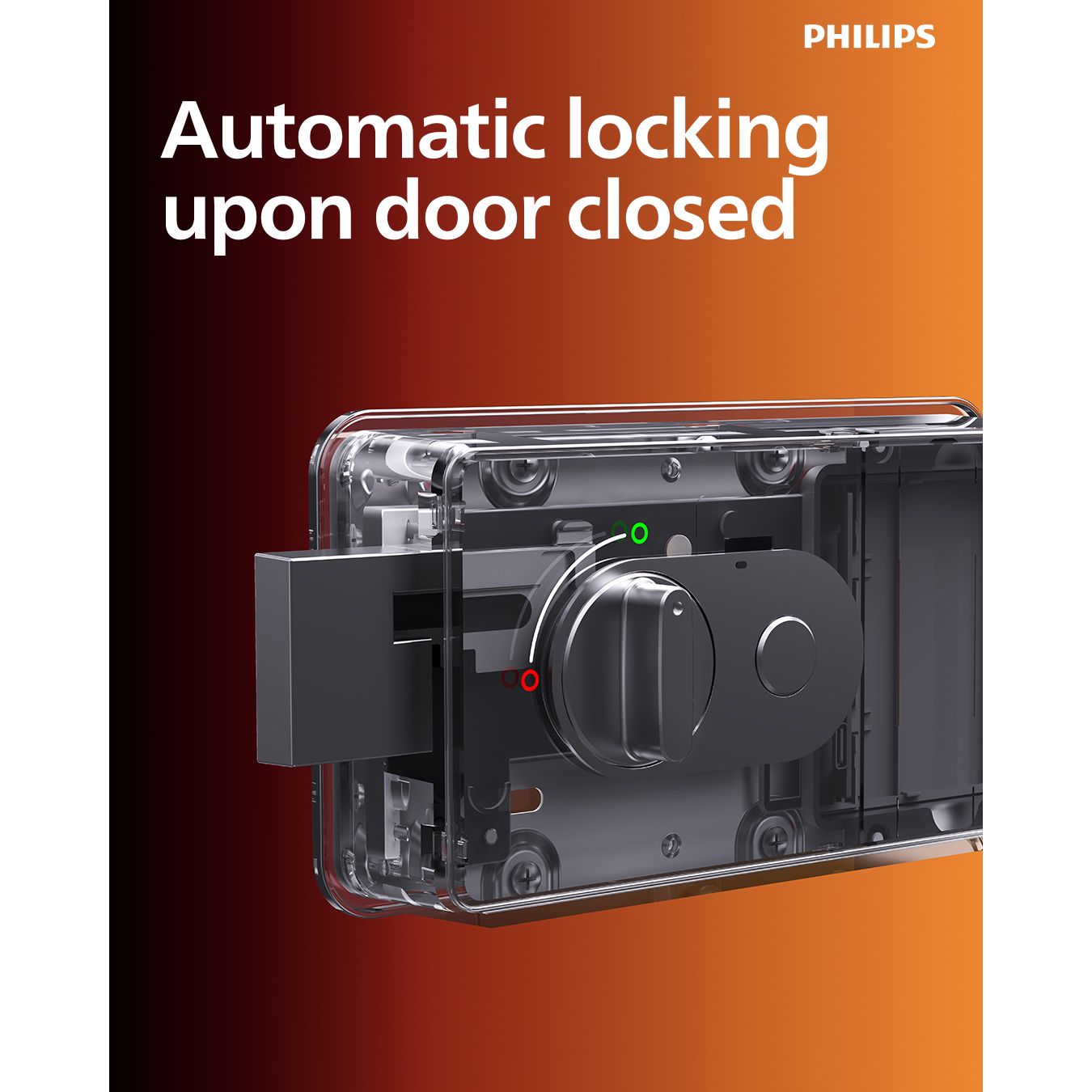 Philips DDL505-5HBS Outdoor Smart Lock - Weather Proof , IP66 - Grey Mohammed Fakhroo& Bros.