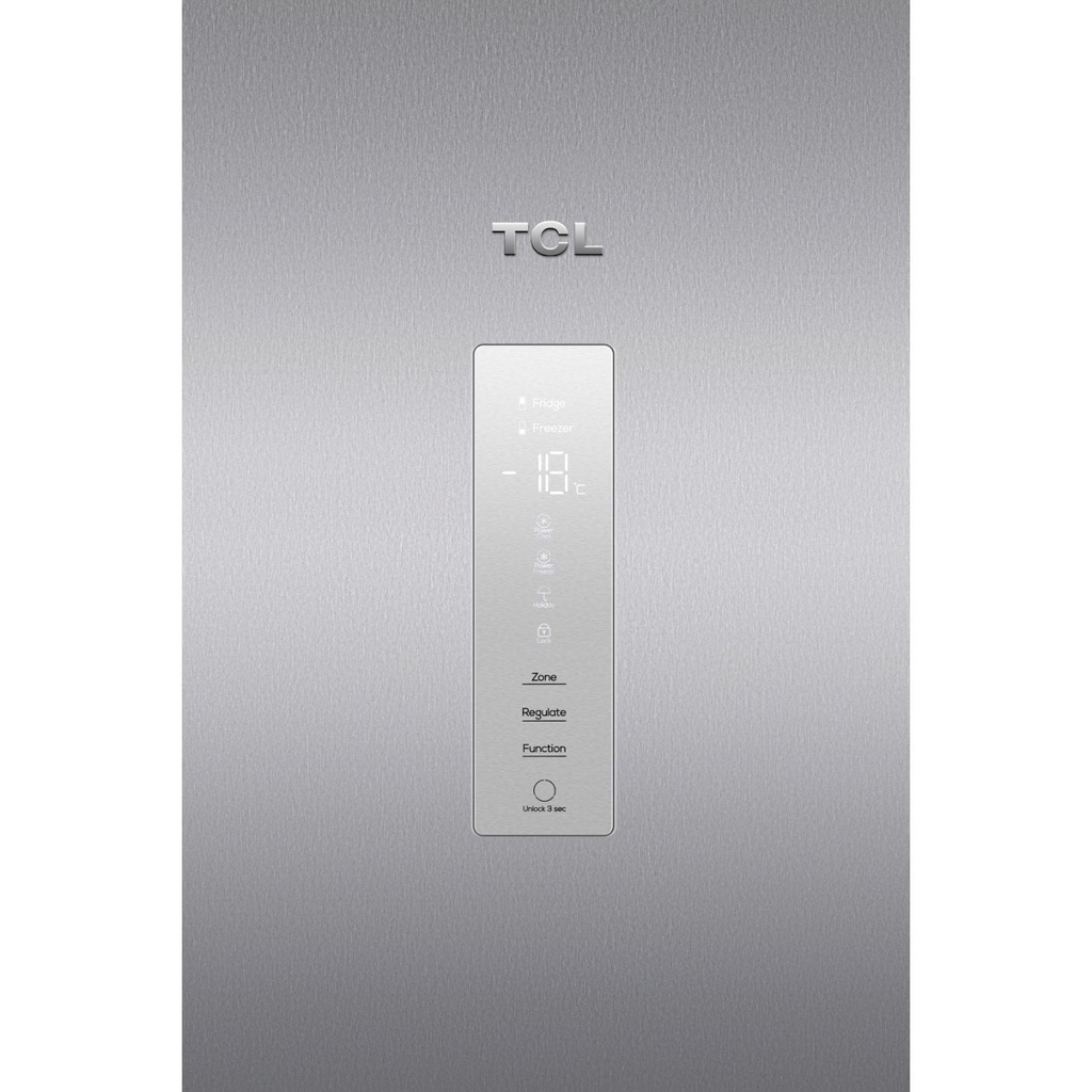 TCL P540BFN Bottom Mounted Refrigerator with Twin Eco Inverter - 540 Liters