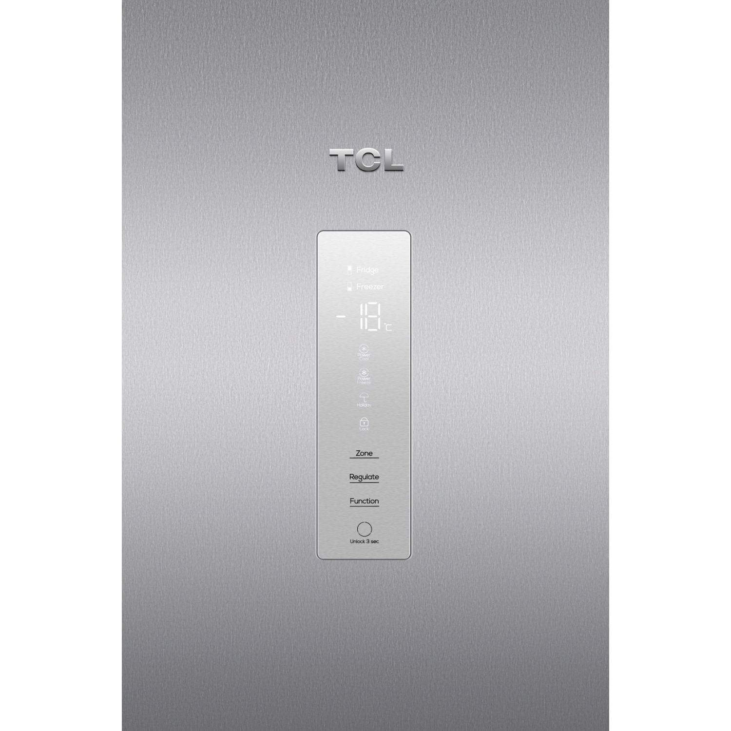 TCL P540BFN Bottom Mounted Refrigerator with Twin Eco Inverter - 540 Liters