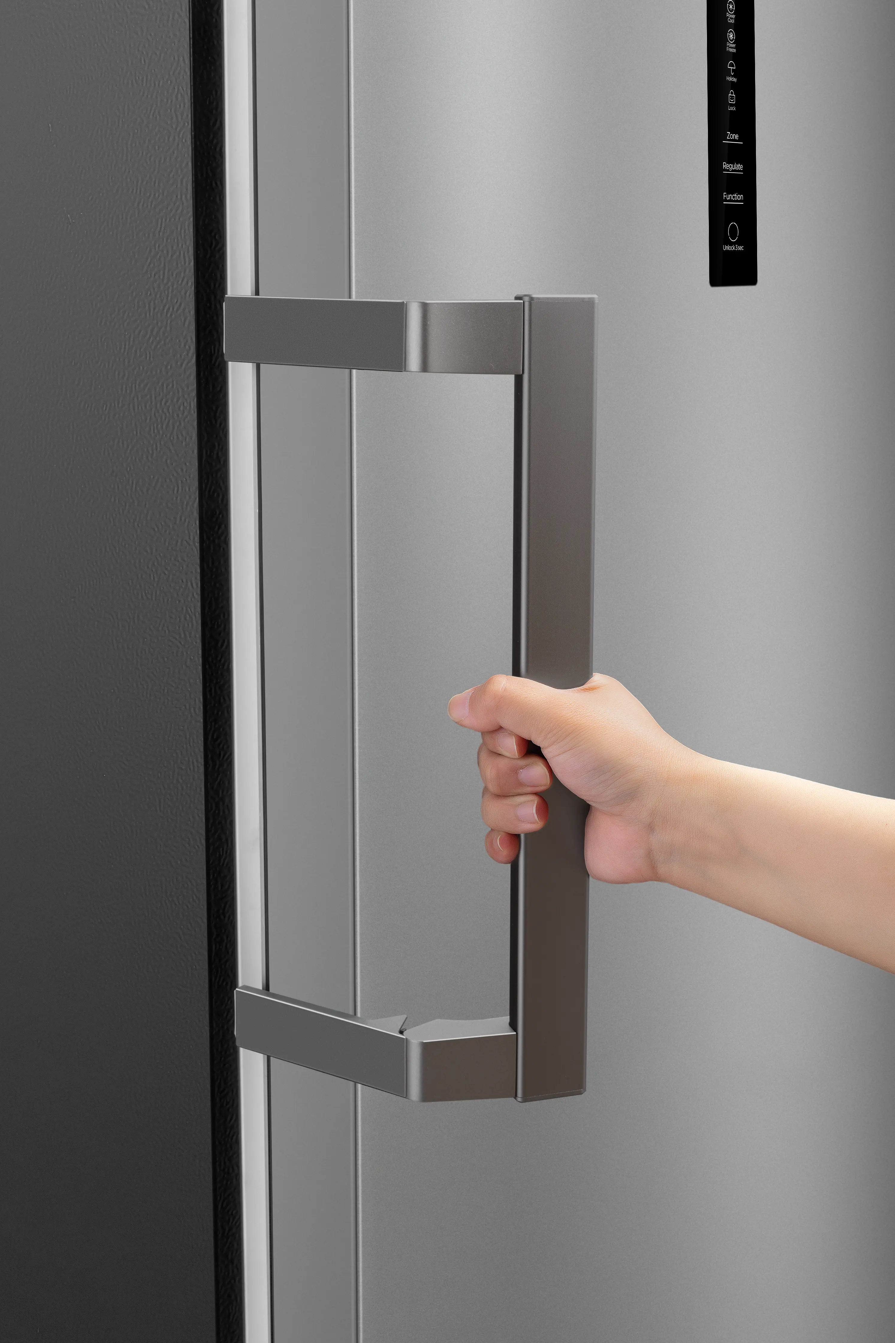TCL P507UFN Upright refrigerator 507L Mohammed Fakhroo& Bros.