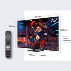 TCL 75″ 4K QLED Smart Television – 75C745 Mohammed Fakhroo& Bros.