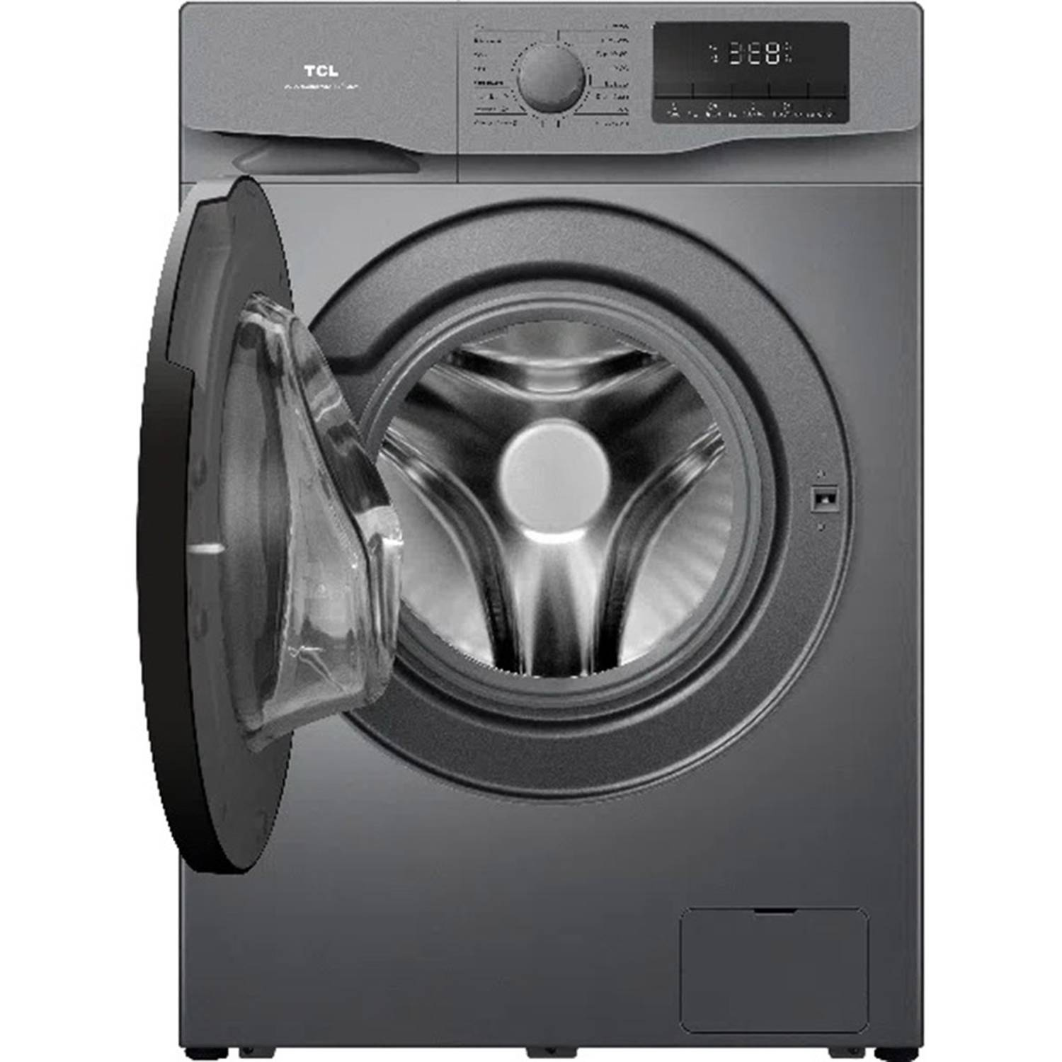 TCL Front Load Washing Machine 8kg with LED Display – P608FLG