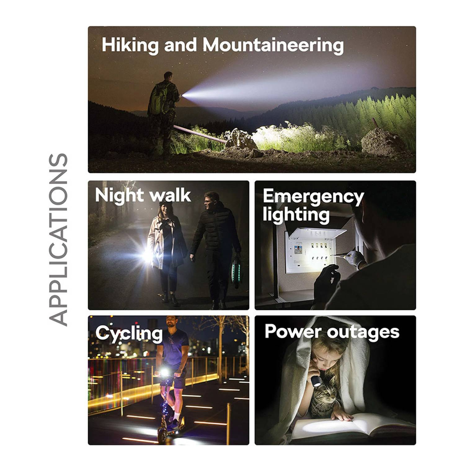 Philips Aircraft Aluminium Alloy 22cms Zoom LED Rechargeable Flashlight – 1000Lumens, 900m Range, 2000mAh SFL2142C3/56 ( PACK OF 3 ) Mohammed Fakhroo& Bros.