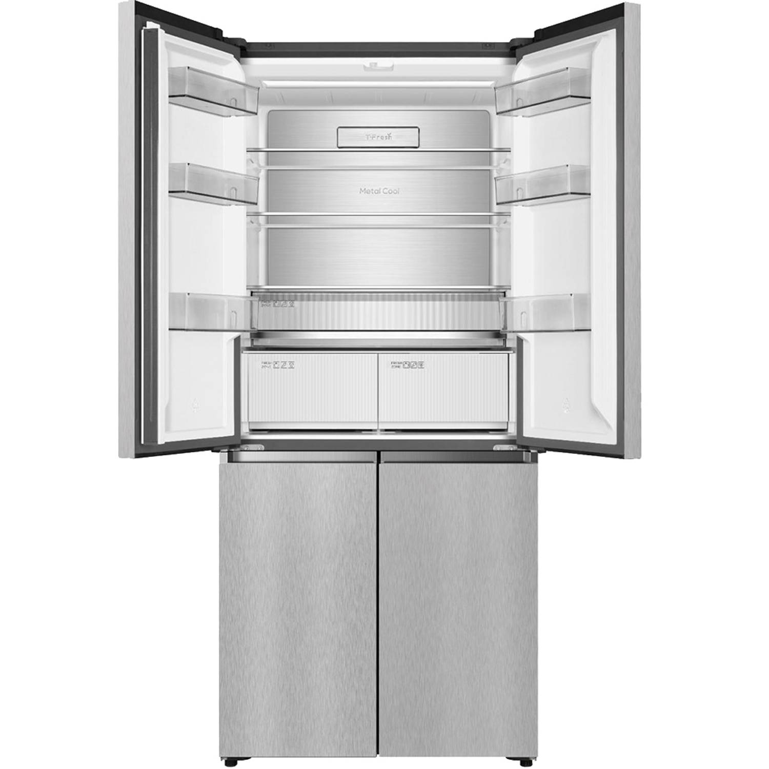 TCL Cross Door Refrigerator 635L Inox – P620CDN