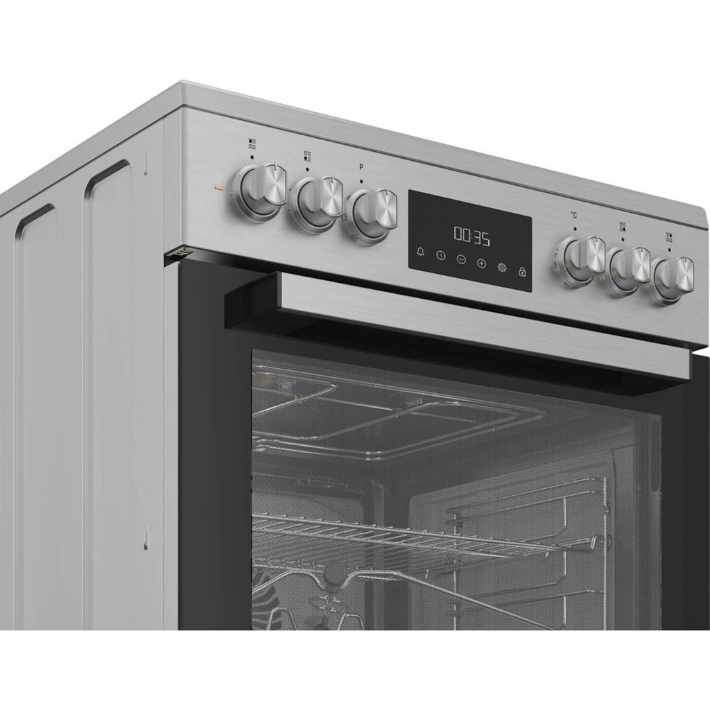 Whirlpool Free Standing Vitro Ceramic Cooker 60cm Inox – WR60 EV520207 XME