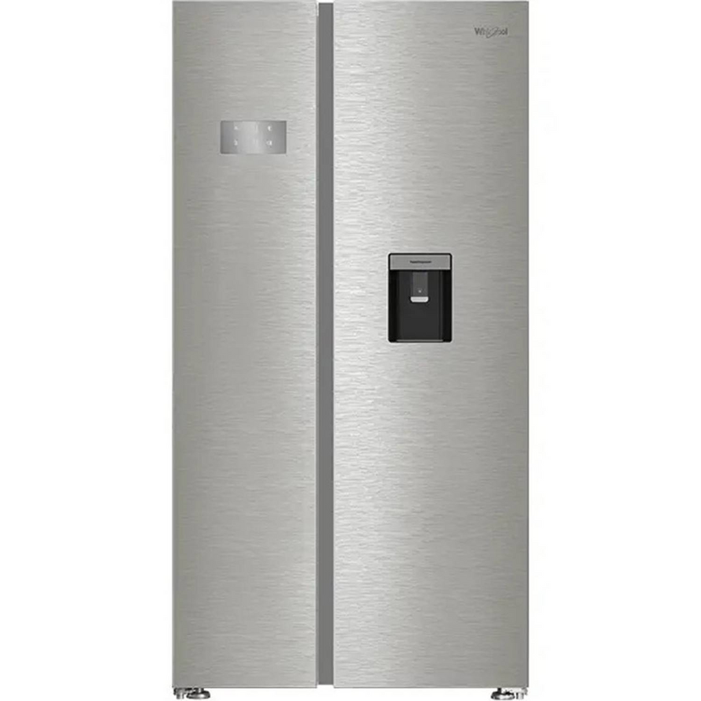 Whirlpool Side By Side Refrigerator 554L Pearl Steel – WSBF 916634 XME