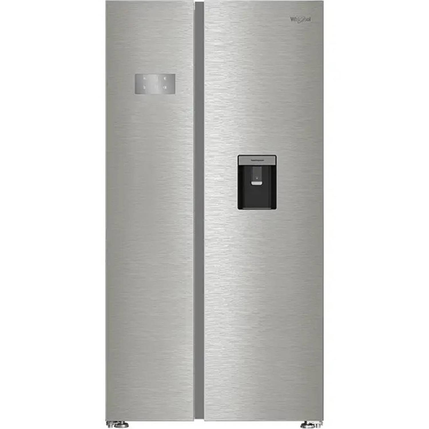 Whirlpool Side By Side Refrigerator 554L Pearl Steel – WSBF 916634 XME