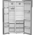 Whirlpool Side By Side Refrigerator 554L Pearl Steel – WSBF 916634 XME