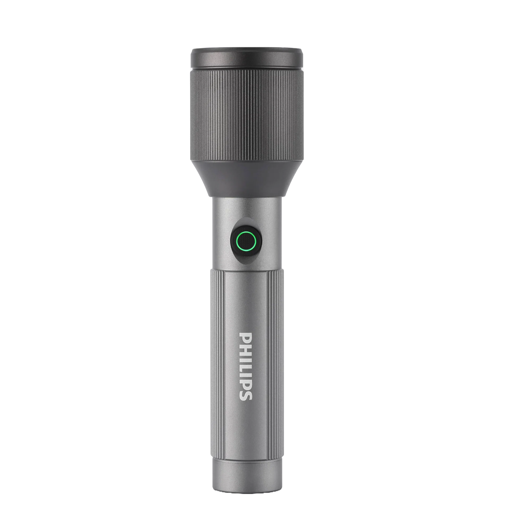 PHILIPS Aircraft Aluminium Alloy 22cms Zoom LED Rechargeable Flashlight / Torch – 1000Lumens, 900m Range, 2000mAh SFL2142/56