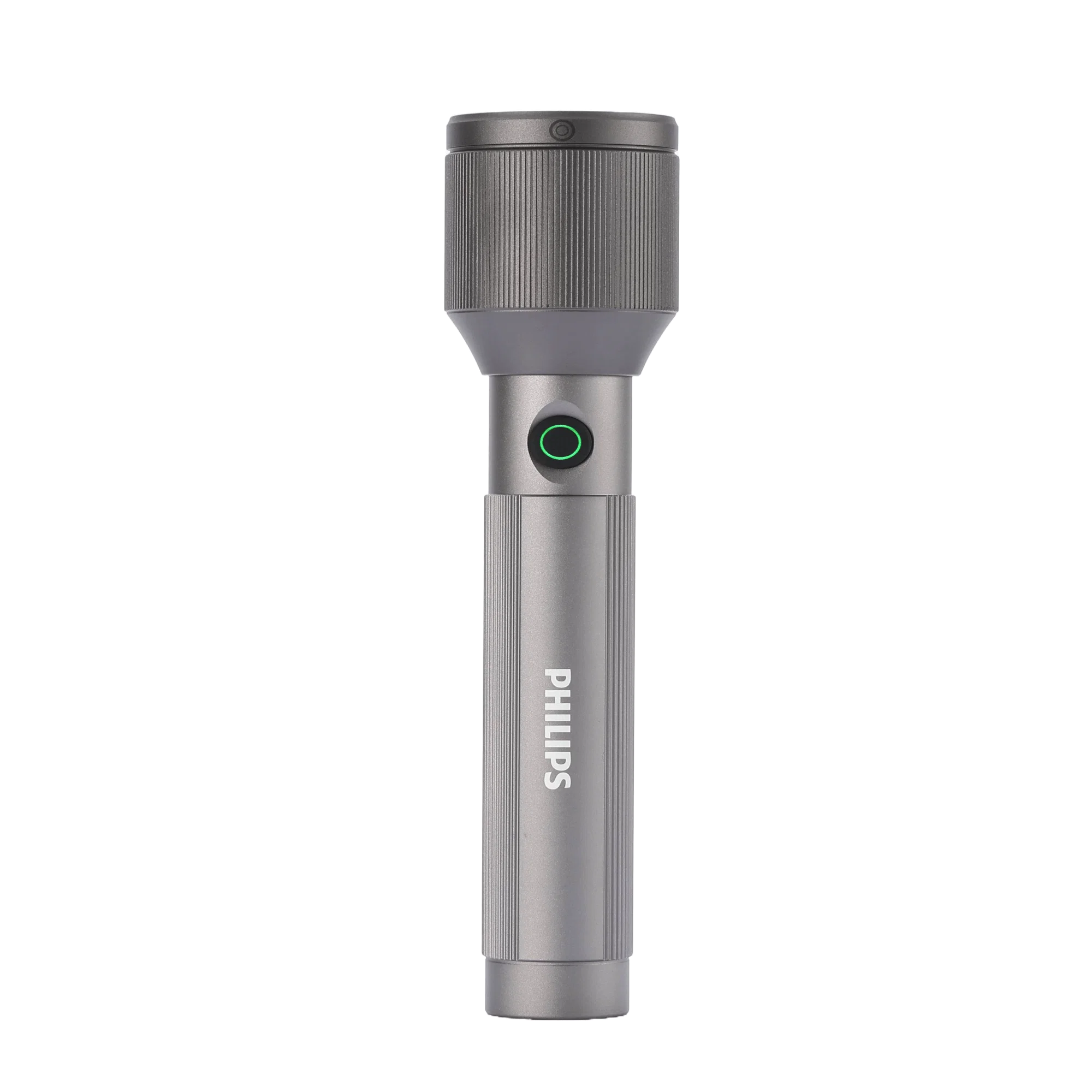 PHILIPS Aircraft Aluminium Alloy 25cms Zoom LED Rechargeable Flashlight – 1100Lumens, 950m Range, 3000mAh SFL2143/56