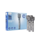 PHILIPS Aircraft Aluminium Alloy 25cms Zoom LED Rechargeable Flashlight – 1100Lumens, 950m Range, 3000mAh SFL2143C4/56 ( PACK OF 4 ) Mohammed Fakhroo& Bros.
