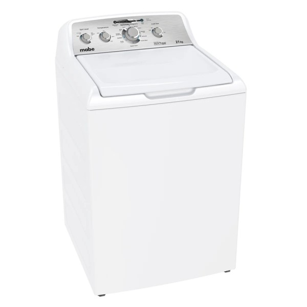 Mabe 21 kg Top Load Washer with 6 Temperature Levels & 5 Load Sizes WMA71214CBCS0