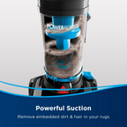 Bissell PowerForce Helix Vacuum Cleaner 2111E – Multi-Cyclonic Technology, Powerful Suction, Lightweight Design, Ideal for Dust, Hair & Deep Cleaning