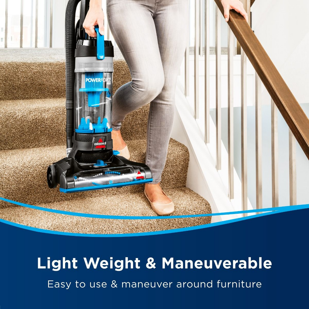 Bissell PowerForce Helix Vacuum Cleaner 2111E – Multi-Cyclonic Technology, Powerful Suction, Lightweight Design, Ideal for Dust, Hair & Deep Cleaning