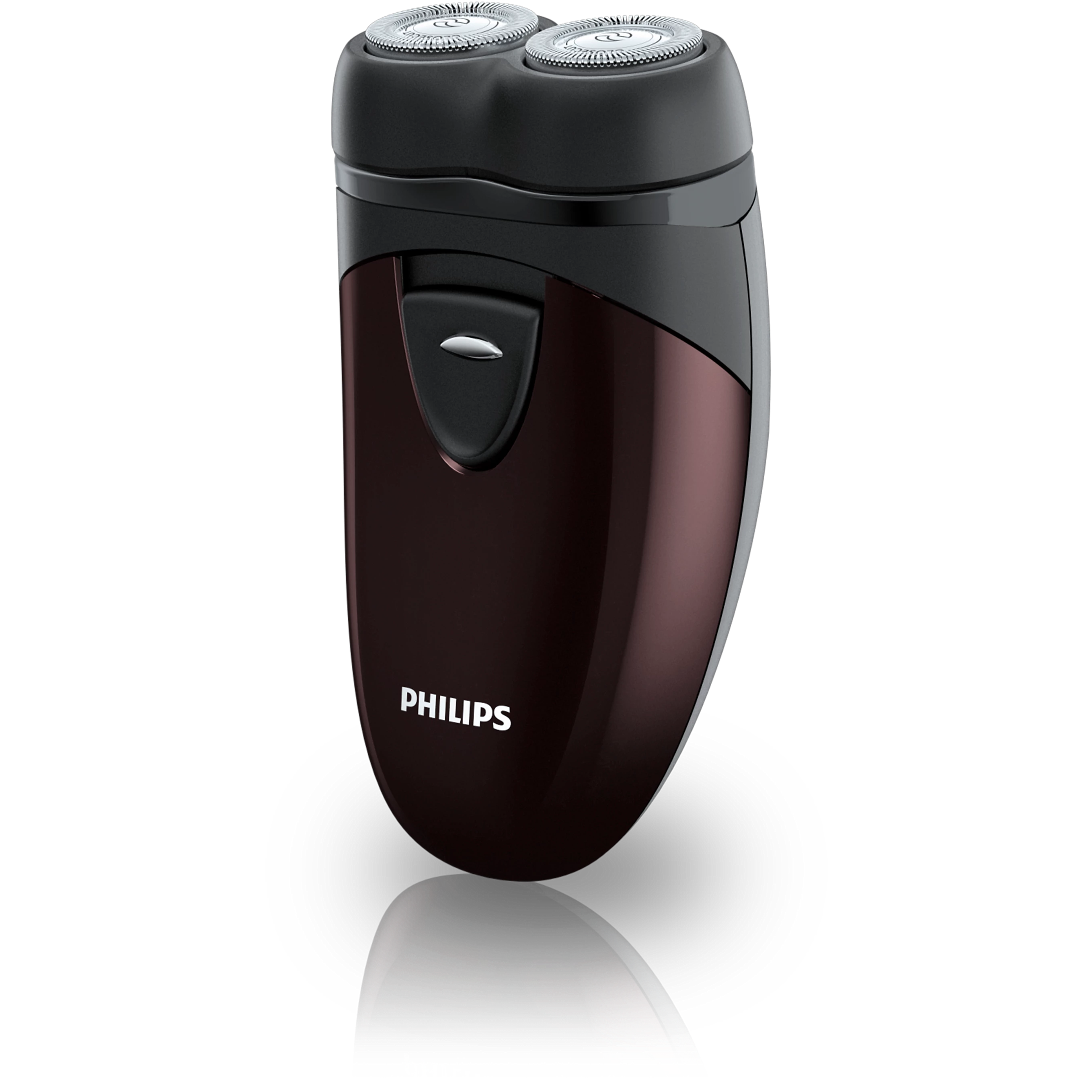 Philips PQ206/18 Electric Travel shaver, Battery powered, Convenient to carry, Cordless 2AA battery, razor sharp blades, 2 Year Warranty.