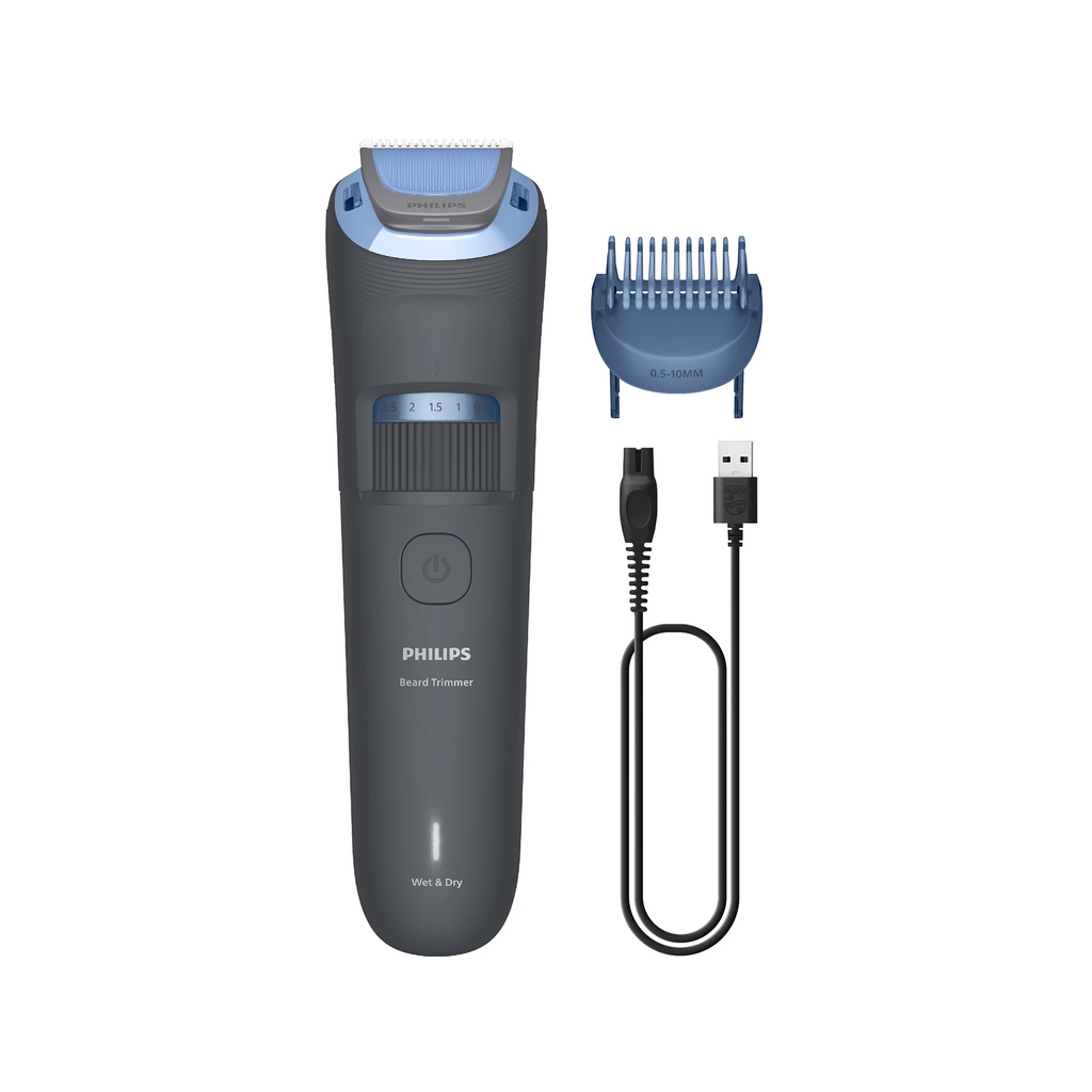 Philips Beard Trimmer 3000 Series Beard grooming with rounded tip blades BT3617/15
