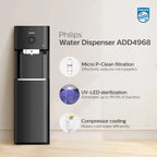 Philips Bottom Load Water Dispenser with UV & MICRO-PLASTIC Filter - ADD4968BK/56 devfakhroo