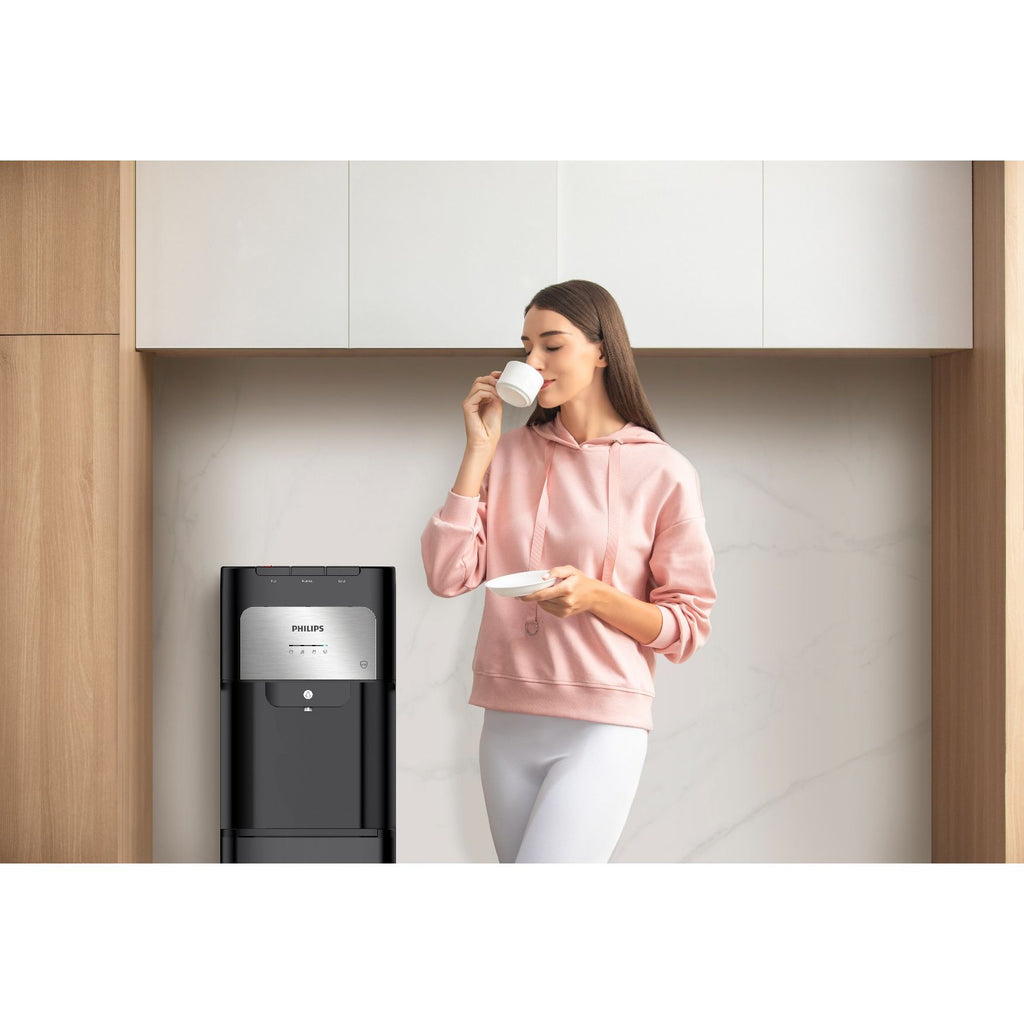 Philips Water Dispenser with Micro P-Clean Filtration and UV-LED (black)